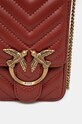 Кожена чанта Pinko червен 102739.A0GK