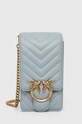 Шкіряна сумочка Pinko 102739.A0GK блакитний AA00