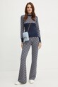 Шкіряна сумочка Pinko 102739.A0GK блакитний