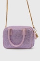Pinko torebka zamszowa fioletowy 102791.A1KO