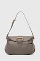 Pinko torebka skórzana skóra licowa szary 102801.A1MI