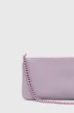 fioletowy Pinko torebka skórzana