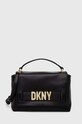 Kožená kabelka Dkny přírodní kůže černá R41NRC78