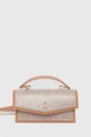 Kožna torba Patrizia Pepe natpis roza 8B0032.L083
