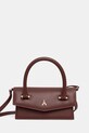 Usnjena torbica Patrizia Pepe rjava 8B0111.L061