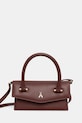Usnjena torbica Patrizia Pepe rjava 8B0111.L061