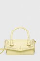 Patrizia Pepe torebka skórzana skóra licowa żółty 8B0111.L097