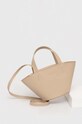 Patrizia Pepe torebka skórzana skóra licowa beżowy 8B0175.L095