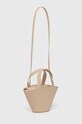 Akcesoria Patrizia Pepe torebka skórzana 8B0175.L095 beżowy