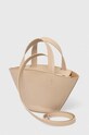 Patrizia Pepe torebka skórzana beżowy 8B0175.L095