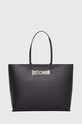 Τσάντα Just Cavalli συνθετικό μαύρο 76RA4BB9.ZS766