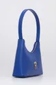 Δερμάτινη τσάντα Furla Diamante mini μπλε