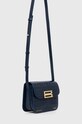 Akcesoria Victoria Beckham torebka skórzana B124AAC005333A granatowy