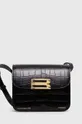 Usnjena torbica Victoria Beckham črna