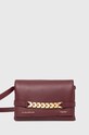 Шкіряна сумочка Victoria Beckham лицьова шкіра бордо B423AAC005135B