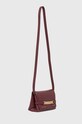 Шкіряна сумочка Victoria Beckham B423AAC005135B бордо SS24