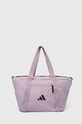 Sportovní taška adidas Performance potisk fialová IR9933