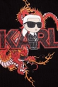 czarny Karl Lagerfeld torebka bawełniana