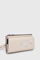 Karl Lagerfeld torebka skórzana 240W3203 beżowy SS24
