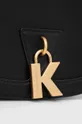 μαύρο Δερμάτινη τσάντα Karl Lagerfeld