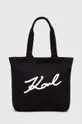 чёрный Хлопковая сумка Karl Lagerfeld Женский
