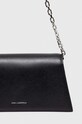 Αξεσουάρ Δερμάτινη τσάντα Karl Lagerfeld 240W3006 μαύρο