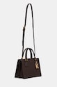 Kožená kabelka Karl Lagerfeld 240W3196 hnedá AW24