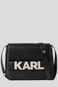 Kabelka Karl Lagerfeld přírodní kůže černá 240W3192