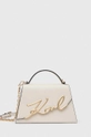 bianco Karl Lagerfeld borsa a mano in pelle Donna