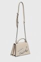 Kožená kabelka Karl Lagerfeld 240W3003 béžová AW24