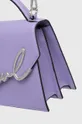 фіолетовий Шкіряна сумочка Karl Lagerfeld