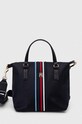 Tommy Hilfiger torebka tekstylny granatowy AW0AW15986