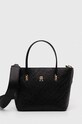 Τσάντα Tommy Hilfiger συνθετικό μαύρο AW0AW16002