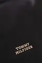 μαύρο Δερμάτινη τσάντα Tommy Hilfiger