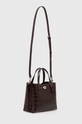 Coach torebka skórzana Willow C8632 brązowy AW24