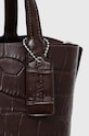 Coach poseta de piele Willow maro C8632