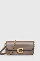 Кожена чанта Coach LUX IDOL гладка кожа сив CP120