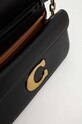 Δερμάτινη τσάντα Coach LUX IDOL CP120 μαύρο