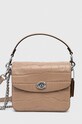 Сумочка Coach не вміщує А4 бежевий CP138