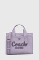 Coach torebka tekstylny fioletowy CP158