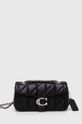 Coach leather handbag Tabby non-detachable strap black CP149