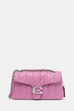 Кожена чанта Coach Tabby изчистен розов CP150