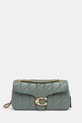 Coach torebka skórzana Tabby skóra licowa zielony CP150