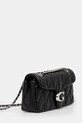 Δερμάτινη τσάντα Coach Tabby CP150 μαύρο AA00
