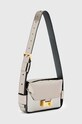 AllSaints torebka skórzana Frankie WB608Z srebrny SS24