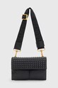 Kožna torba AllSaints Ezra bez uzorka crna WB635Z