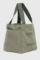 Βαμβακερή τσάντα Samsoe Samsoe πράσινο
