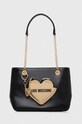 Love Moschino torebka aplikacja czarny JC4130PP1I