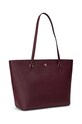 Accesorii Lauren Ralph Lauren poseta de piele 431924351 burgundia