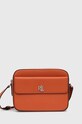 Lauren Ralph Lauren torebka skórzana skóra licowa pomarańczowy 431926645
